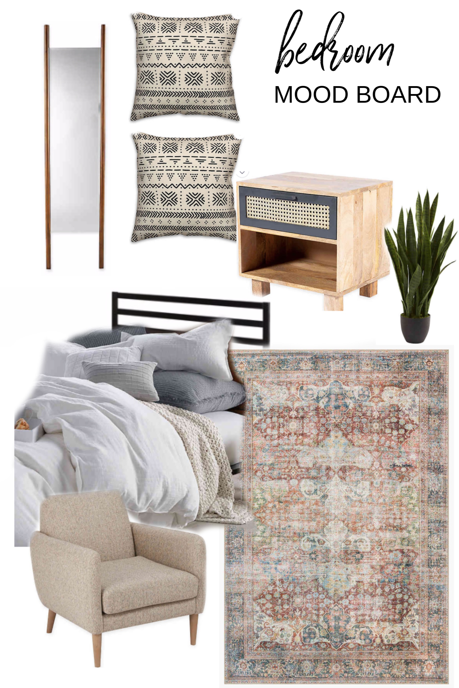 Boho Inspired Neutral Master Bedroom Tour The Blush Home