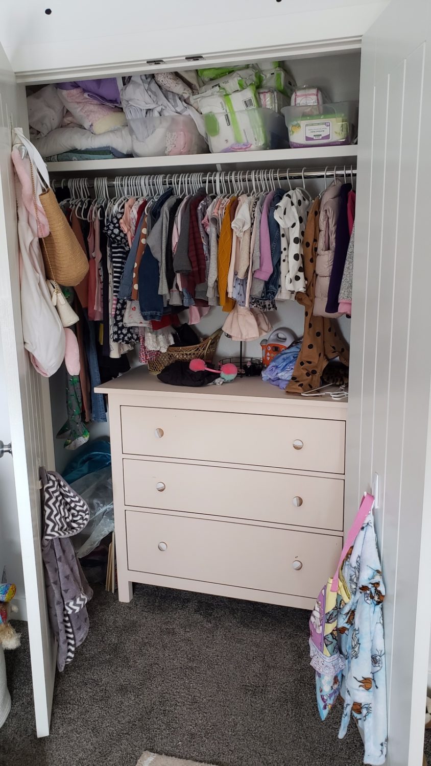 DIY Kid's Closet Organization - The Blush Home Blog
