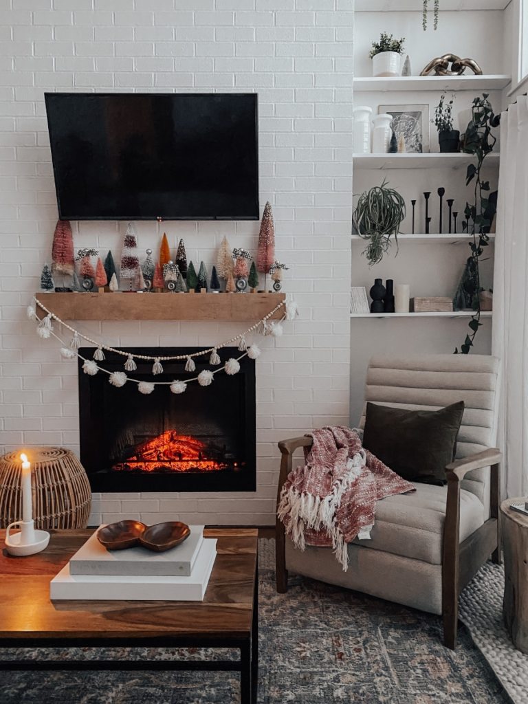 Simple & Neutral Winter Decor - The Blush Home Blog